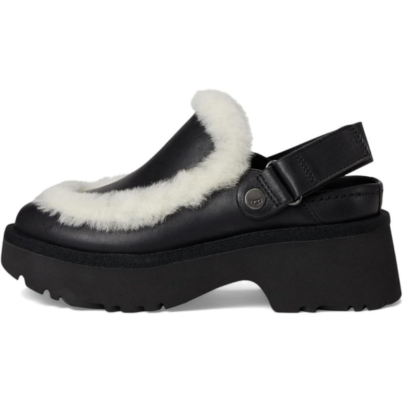 UGG Esmee Leather Clog Matériaux Naturels Recyclés