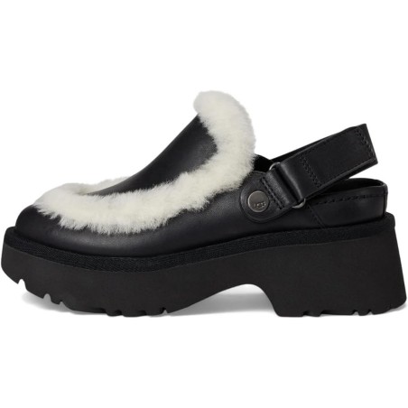 UGG Esmee Leather Clog Matériaux Naturels Recyclés